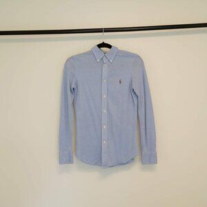 Ralph Lauren | Blue Long Sleeve Polo